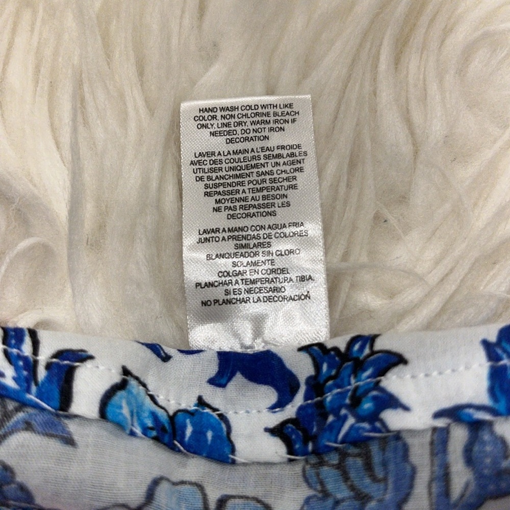 NWOT Tommy Bahama Woodblock Embroidered Tunic ~ in Mare Navy - Picture 12 of 14